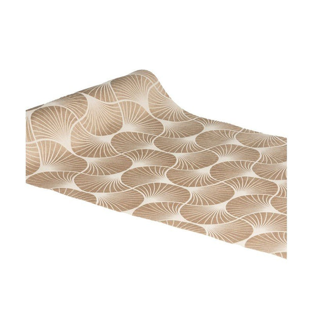 Nude Tafelloper Gingko Print 3m van CHAKS koop je bij Partywinkel