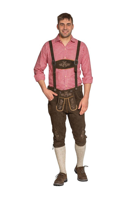 Lederhose Bruin Lang Gerlos