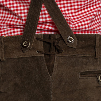 Lederhose Bruin Lang Gerlos