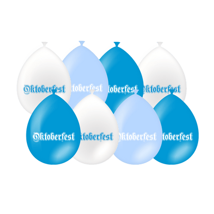 Oktoberfest Ballonnen 30cm 8st van Paper Dreams koop je bij Partywinkel