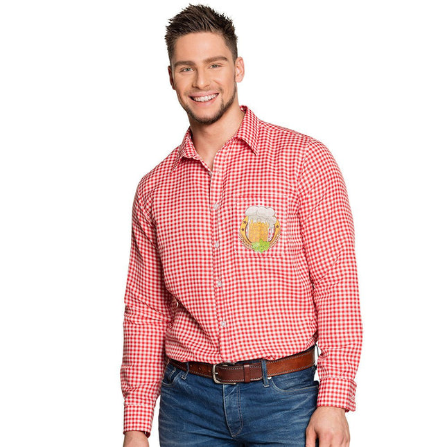 Oktoberfest Blouse Heren van Boland koop je bij Partywinkel