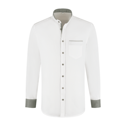 Oktoberfest Blouse Wit Heren van Haus Huberts koop je bij Partywinkel