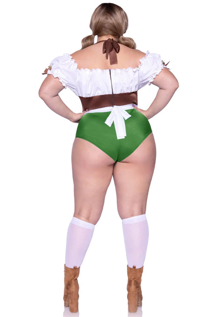 Oktoberfest Dirndl Kostuum Dames Plus Size Leg Avenue van Leg Avenue koop je bij Partywinkel