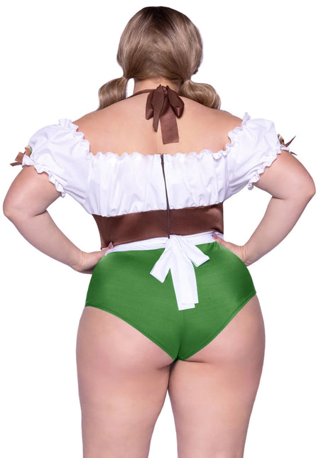 Oktoberfest Dirndl Kostuum Dames Plus Size Leg Avenue van Leg Avenue koop je bij Partywinkel