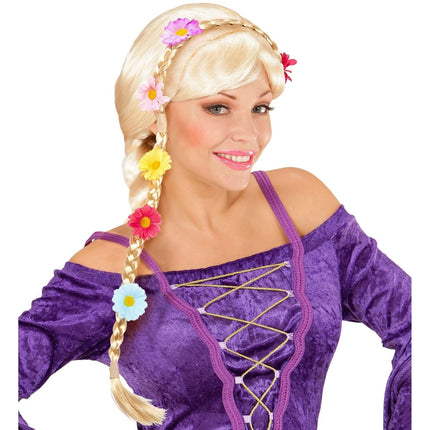 Oktoberfest Hoofdband Met Staartje En Bloemen van Widmann koop je bij Partywinkel