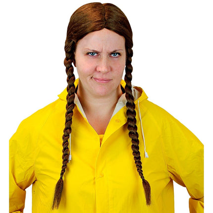 Oktoberfest Pruik Bruin Greta van Widmann koop je bij Partywinkel