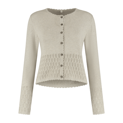 Oktoberfest Vest Beige Dames van Haus Huberts koop je bij Partywinkel