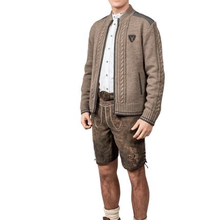 Oktoberfest Vest Bruin van Haus Huberts koop je bij Partywinkel