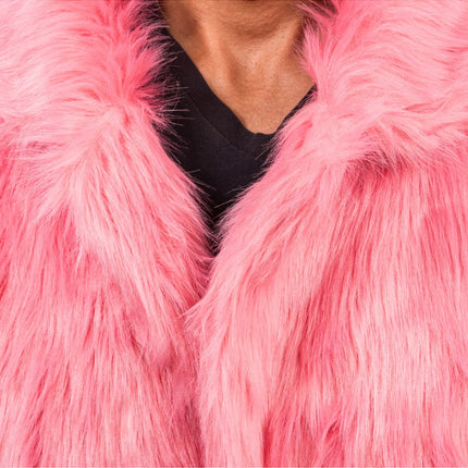 Oudroze Nepbontjas – Unisex