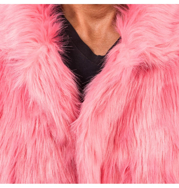 Oudroze Nepbontjas – Unisex