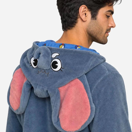 Olifant Onesie Unisex Blauwgrijs van OppoSuits koop je bij Partywinkel