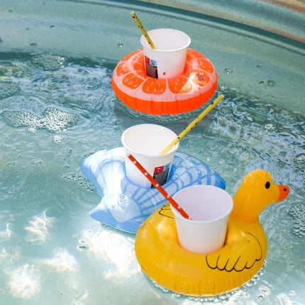 Opblaas Schelp Bekerhouder 23cm van Folat koop je bij Partywinkel