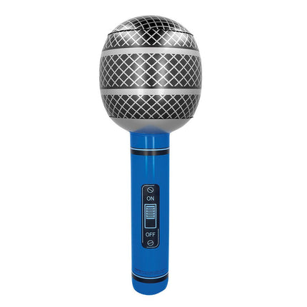 Opblaasbaar Microfoon 70cm van Boland koop je bij Partywinkel