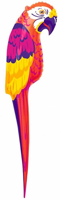 Opblaasbare Papegaai XL 1,1m van Smiffys koop je bij Partywinkel