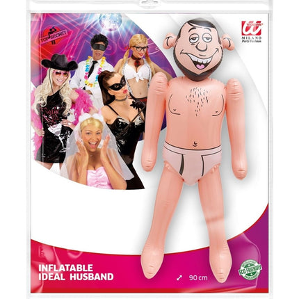 Opblaaspop Man 90cm van Widmann koop je bij Partywinkel