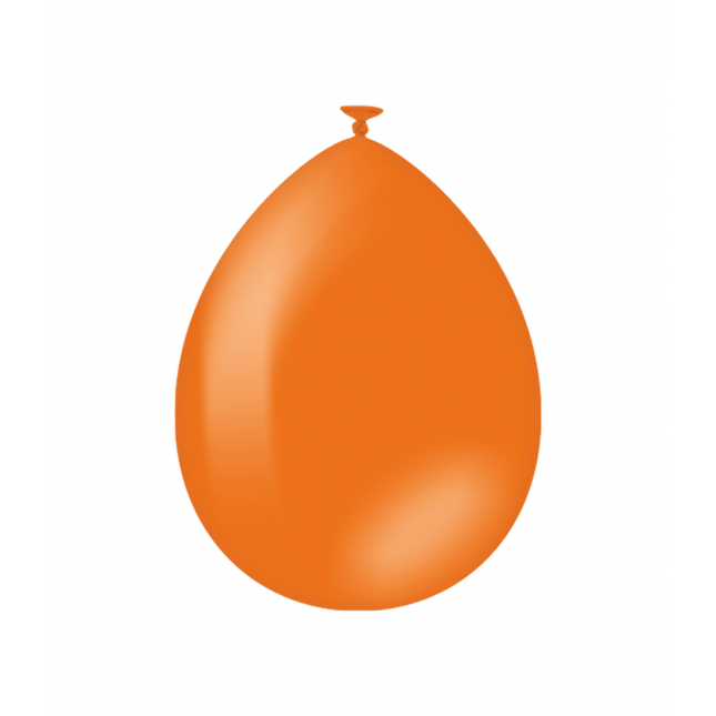 Oranje Ballonnen Latex 30cm 50st van Paper Dreams koop je bij Partywinkel