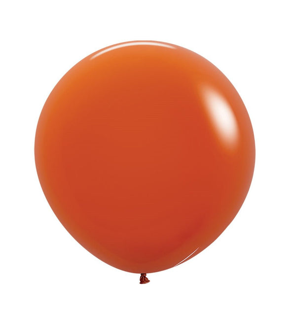 Oranje Ballonnen Sunset 61cm 3st van Sempertex koop je bij Partywinkel
