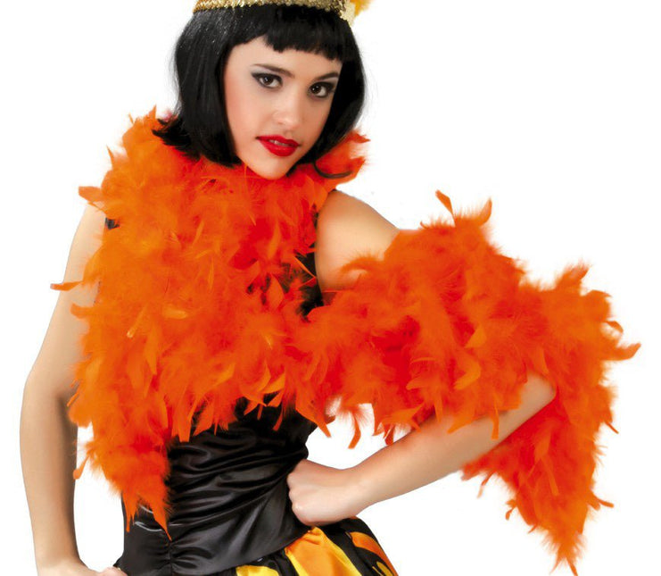 Oranje Boa 1,80m van Fiestas Guirca koop je bij Partywinkel