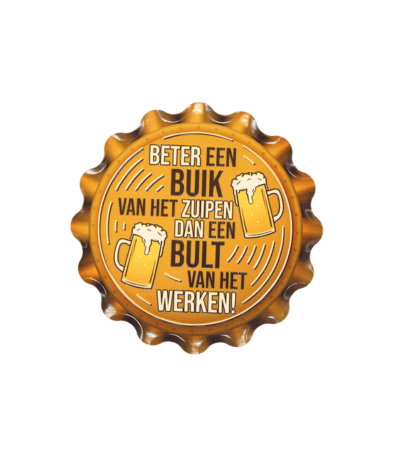 Oranje Onderzetters Buik Van Het Zuipen 11cm van Paper Dreams koop je bij Partywinkel