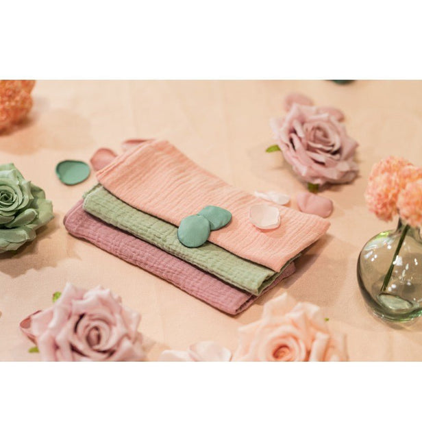 Oranje Servetten Katoen 40cm 4st van CHAKS koop je bij Partywinkel