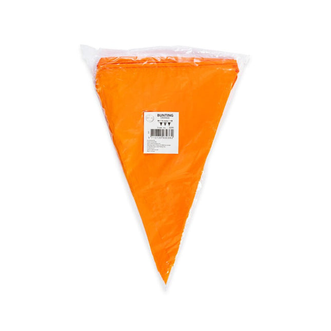 Oranje Slinger 30cm Vlaggen 10m van WeFiesta koop je bij Partywinkel