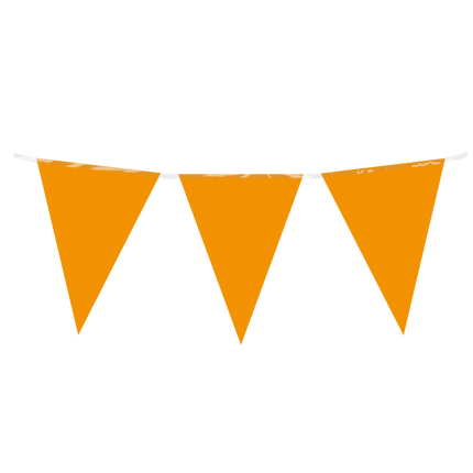 Oranje Slinger Plastic 10m van Paper Dreams koop je bij Partywinkel