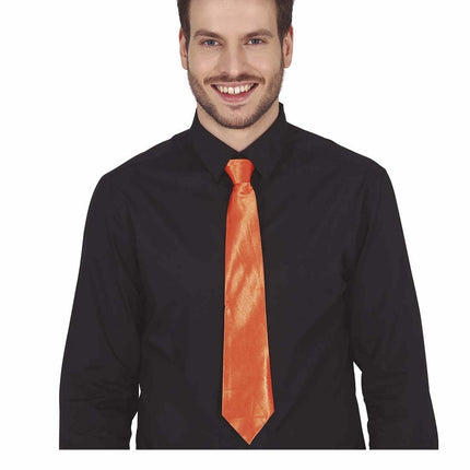 Oranje Stropdas 40cm van Fiestas Guirca koop je bij Partywinkel