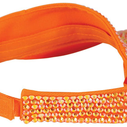 Oranje Zonneklep Steentjes van Fiestas Guirca koop je bij Partywinkel