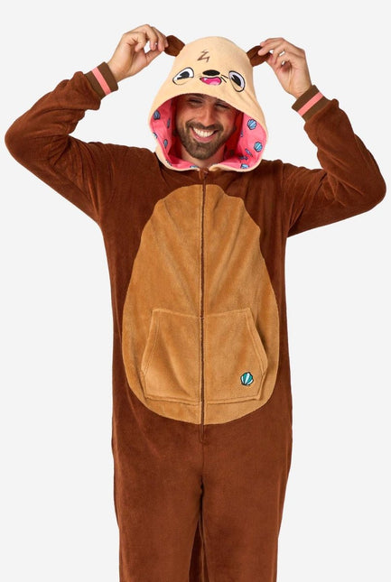 Otter Onesie Heren van OppoSuits koop je bij Partywinkel