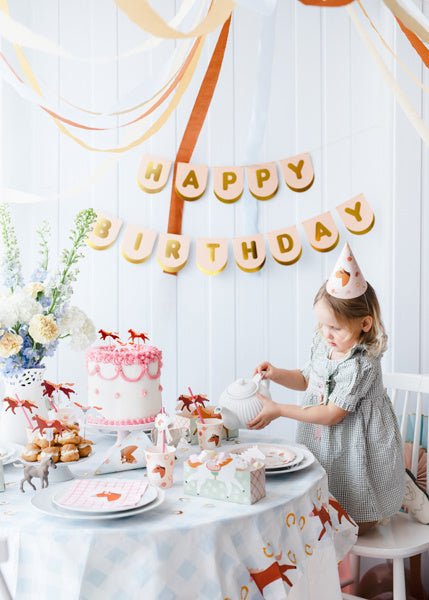 Paard Feesthoedjes 16cm 6st van Partydeco koop je bij Partywinkel
