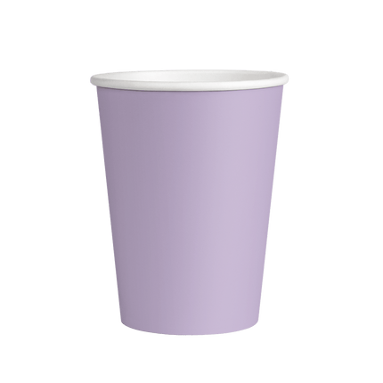 Paars Bekers 7cm 8st van Paper Dreams koop je bij Partywinkel