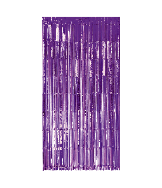 Paars Deurgordijn 2m van Paper Dreams koop je bij Partywinkel