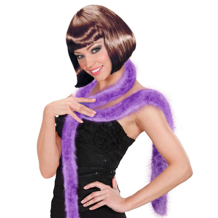 Paarse Boa van Widmann koop je bij Partywinkel