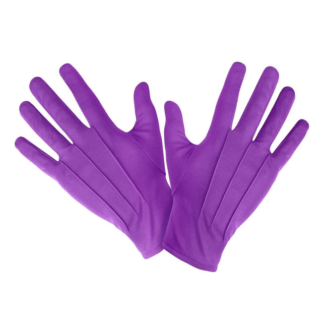 Paarse Handschoenen van Widmann koop je bij Partywinkel