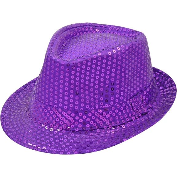 Paarse Hoed Glitters van VDV Benefit koop je bij Partywinkel