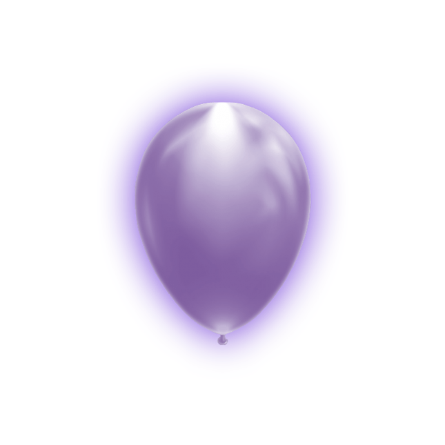Paarse Led Ballonnen 26cm 5st van WeFiesta koop je bij Partywinkel