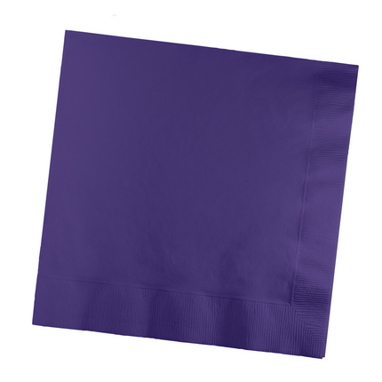 Paarse Servetten 3 - Laags 41cm 25st van Creative Converting koop je bij Partywinkel