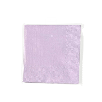 Paarse Servetten Pastel 16,5cm 8st van Paper Dreams koop je bij Partywinkel