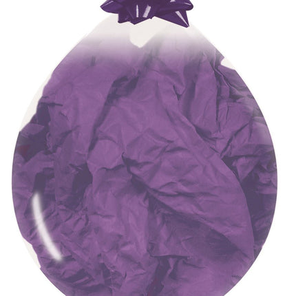 Paarse Stuffer Ballon 45cm 25st van Sempertex koop je bij Partywinkel