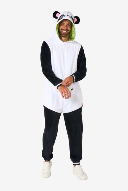 Panda Onesie Zwart Wit van OppoSuits koop je bij Partywinkel