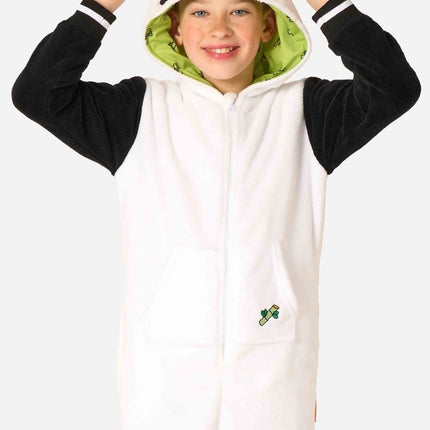 Panda Onesie Zwart Wit Kind van OppoSuits koop je bij Partywinkel