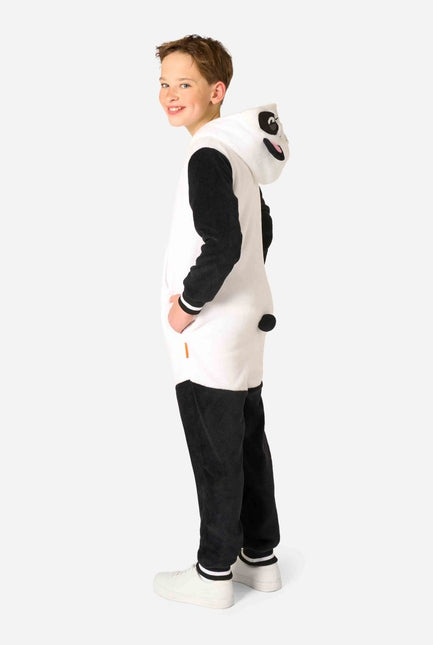 Panda Onesie Zwart Wit Kind van OppoSuits koop je bij Partywinkel