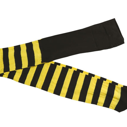 Panty Zwart Geel Gestreept van Fiestas Guirca koop je bij Partywinkel