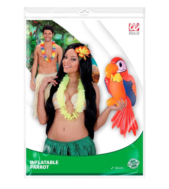 Papegaai Opblaas 60cm van Widmann koop je bij Partywinkel