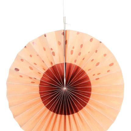 Papieren Waaiers Roze 35cm 3st van Folat koop je bij Partywinkel