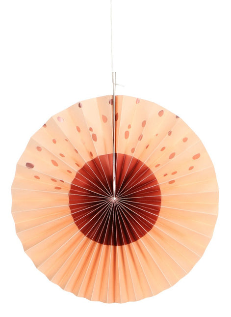 Papieren Waaiers Roze 35cm 3st van Folat koop je bij Partywinkel