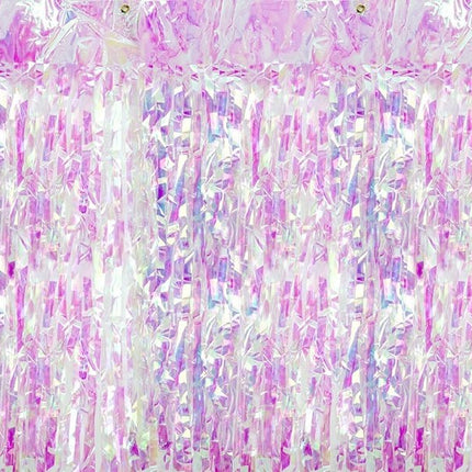 Parelmoer Deurgordijn 2,5m van Partydeco koop je bij Partywinkel