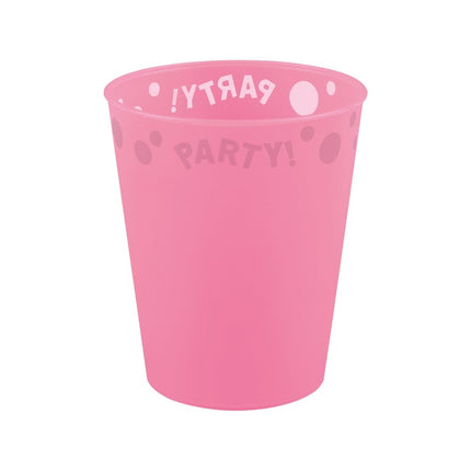 Party Beker Roze 250ml van Procos koop je bij Partywinkel