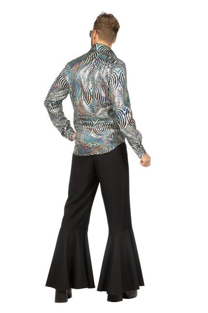 Party blouse disco Zilver van Wilbers & Wilbers koop je bij Partywinkel