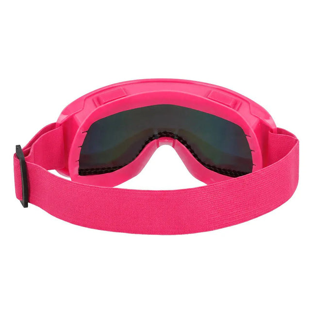 Party skibril Rave neonroze UV van Boland koop je bij Partywinkel